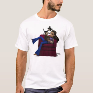 Camiseta Gatinho curioso