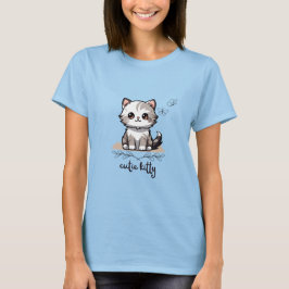 Camiseta Gatinho Cutie