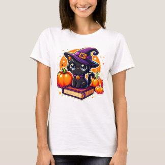 Camiseta Gatinho da Bruxa Bonita