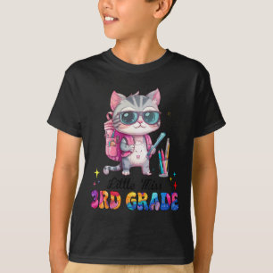 Camiseta Gatinho Da Menina Do 3º Ano De Volta À Gi De Gato