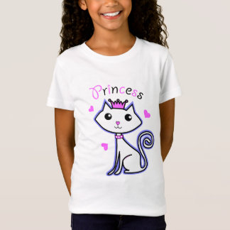 Camiseta gatinho da princesa