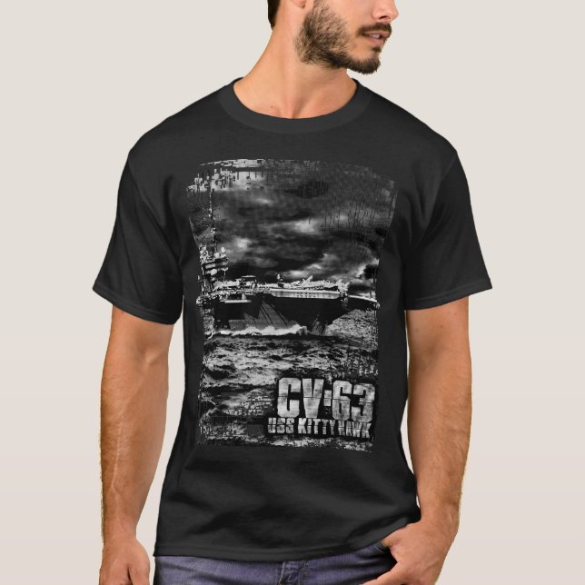 Camiseta Gatinho da transportadora aérea Hawk (Frente)