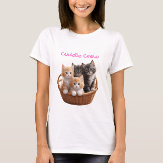 Camiseta Gatinho Da Tripulação