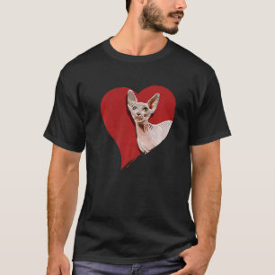 Camiseta Gatinho De Amor Coração Para Animais E Gato Bonito