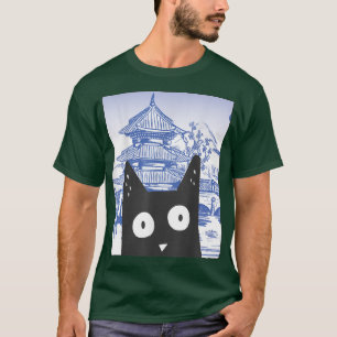 Camiseta Gatinho de Animação Bonito Alt.