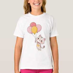 Camiseta Gatinho de Balões Joy Tee