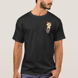 Camiseta Gatinho De Bolso De Bumbum De Gato - Previsto Anim
