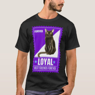 Camiseta Gatinho de Bombaim de Gato para Carimbos Collec