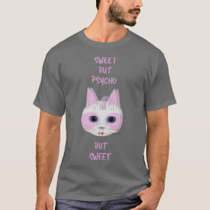 Camiseta Gatinho de Gatinho Louco de Gato Engraçado