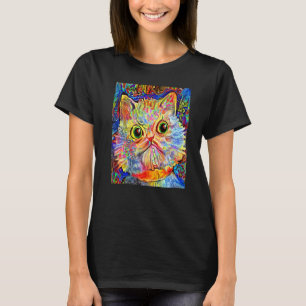 Camiseta GATINHO De Gatinhos Impressionista CAT Eu Sou Um P