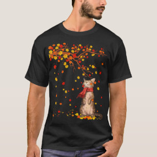 Camiseta Gatinho De Gato Bonito outono Deixa Um Pão De Gato