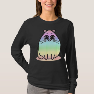 Camiseta Gatinho De Gato Bonito Para Mulheres Meninas