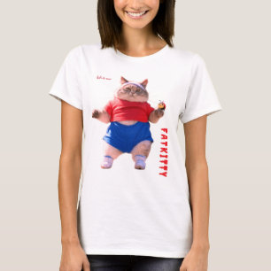 Camiseta Gatinho DE GORDURA