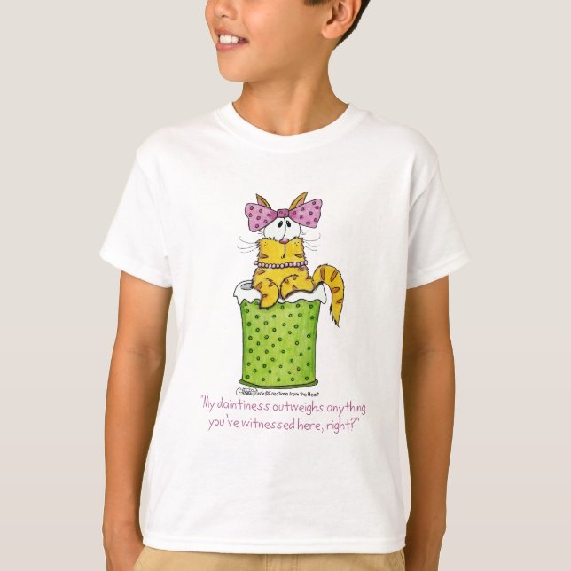 Camiseta Gatinho de lixo Dacil (Frente)