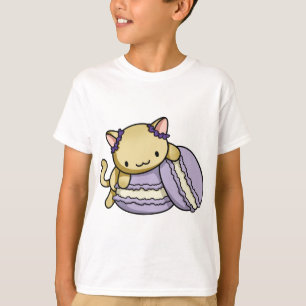 Camiseta Gatinho de Macaron