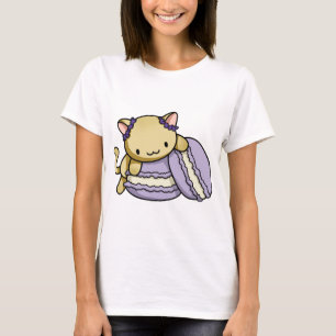 Camiseta Gatinho de Macaron