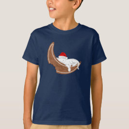 Camiseta Gatinho de papais noeis e Lua de Gingerpão