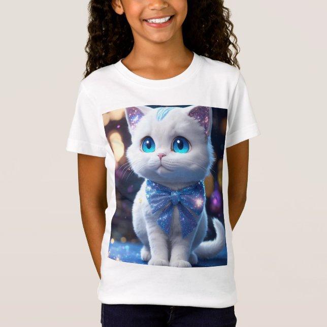 Camiseta Gatinho de Stardust" (Frente)