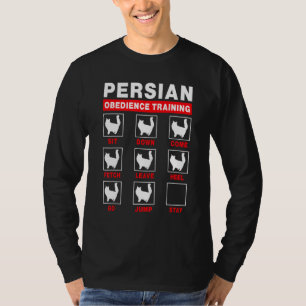 Camiseta Gatinho de Treinamento em Obediência a Gatos Persa