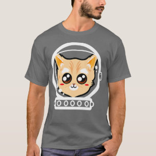 Camiseta Gatinho do Astronauta do Gato Espacial para Crianç