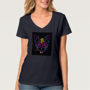 Camiseta Gatinho do crânio do açúcar - Alienígena 1
