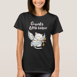 Camiseta Gatinho do Cupido no Dia dos Namorados