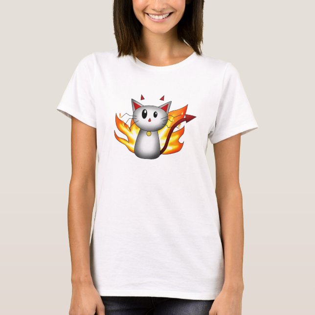 Camiseta Gatinho do diabo (Frente)