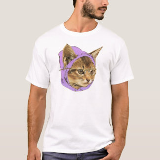 Camiseta Gatinho do hipster