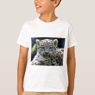 Camiseta Gatinho do leopardo de neve