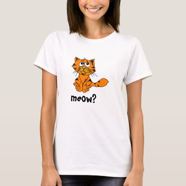 Camiseta gatinho do meow (Frente)