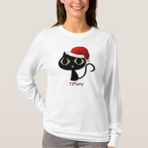 Camiseta Gatinho do papai noel