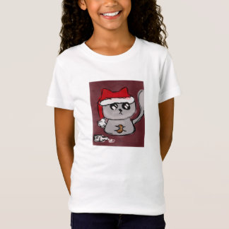 Camiseta Gatinho do papai noel