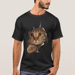 Camiseta Gatinho Doce Roupa Torta - Gateiro Engraçado