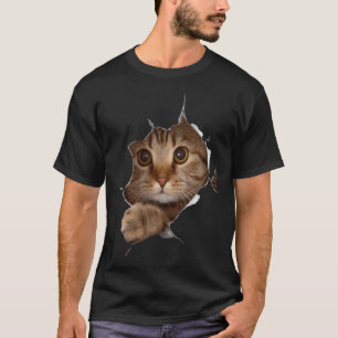 Camiseta Gatinho Doce Roupa Torta - Gateiro Engraçado