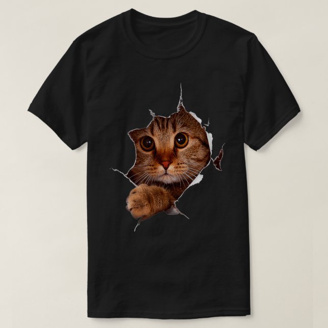 Camiseta Gatinho Doce Torto Roupa Engraçado Gato Frio Propr (Frente do Design)