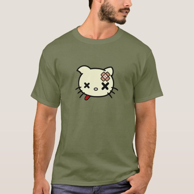 Camiseta Gatinho doente (Frente)