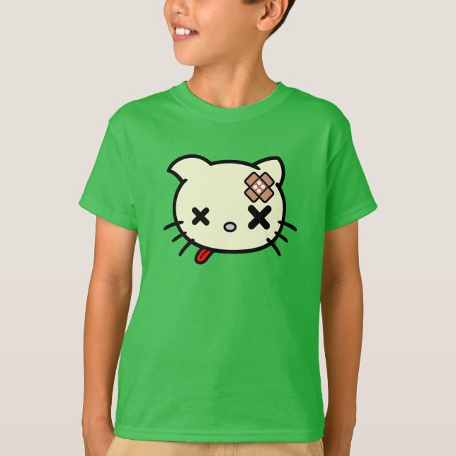 Camiseta Gatinho doente (Frente)