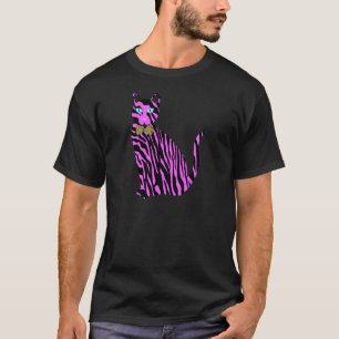 Camiseta Gatinho Elegante Animais Gato Listrado e Tabby 1