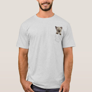 Camiseta Gatinho em seu bolso