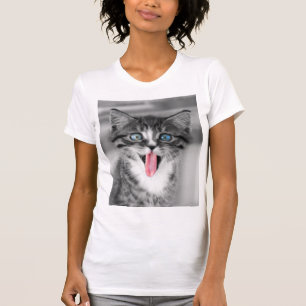 Camiseta Gatinho engraçado