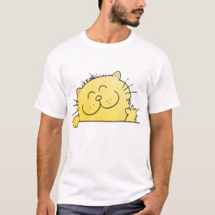 Camiseta Gatinho engraçado dos desenhos animados olá!