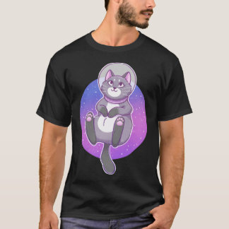 Camiseta Gatinho Espacial Astronauta