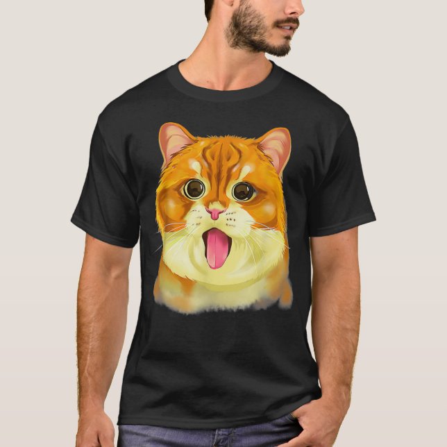 Camiseta Gatinho Face Feliz Meowentine é um Namorados Engra (Frente)