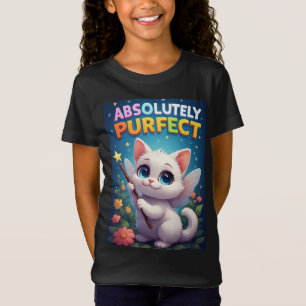 Camiseta Gatinho Fantasia Com Asas de Fada