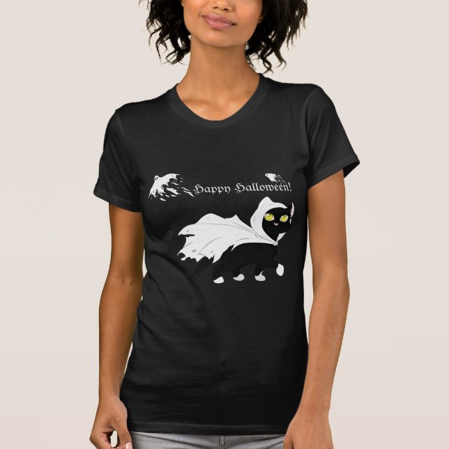 Camiseta Gatinho fantasma (Frente)