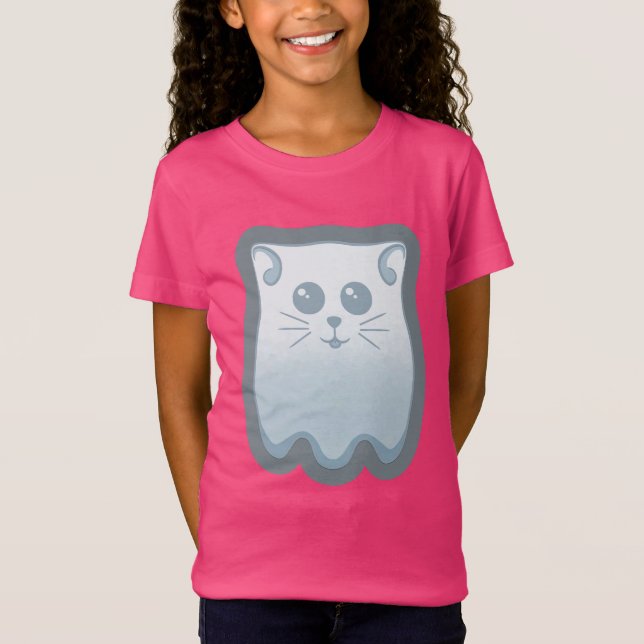 Camiseta Gatinho fantasma (Frente)
