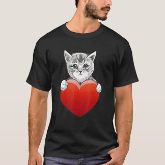 Camiseta Gatinho Fofo Amor de Gato Resgate Adoção de Gato