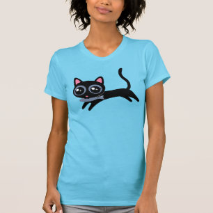 Camiseta Gatinho Fofo com Peixe