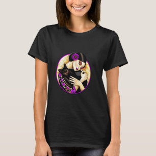 Camiseta Gatinho fofo retrô da era risonha de 1920