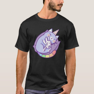 Camiseta Gatinho Gatinho Bonito Adorável Unicórnio
